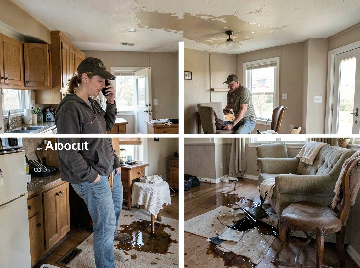 The Salt Lake City Water Damage Help team at work in Salt Lake City